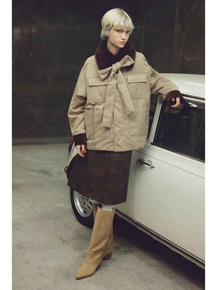 FURFUR「ハートロゴバッグチャーム」|キーケース|