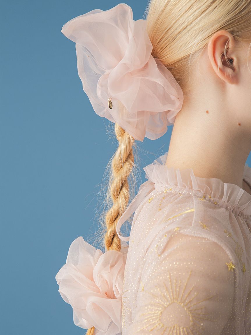 FURFUR「ボリュームオーガンジーシュシュセット」|ヘアバンド|