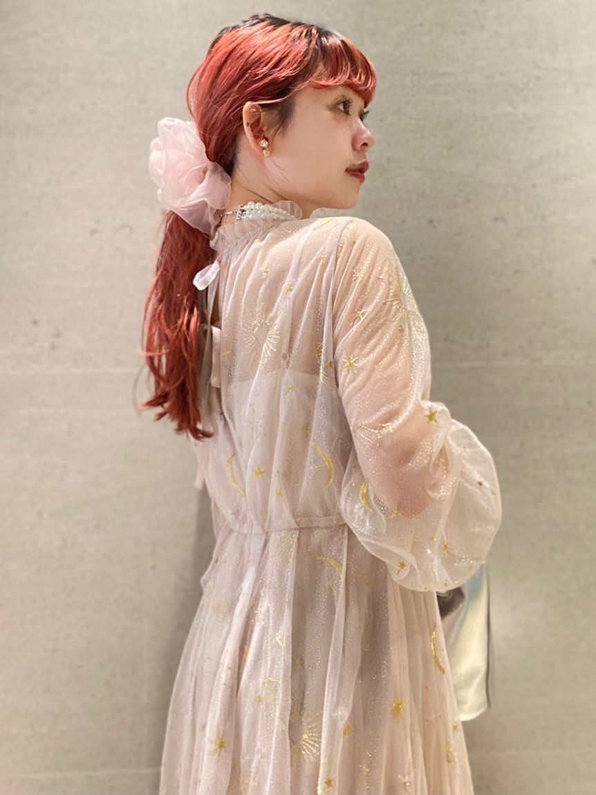 FURFUR「ボリュームオーガンジーシュシュセット」|ヘアバンド|