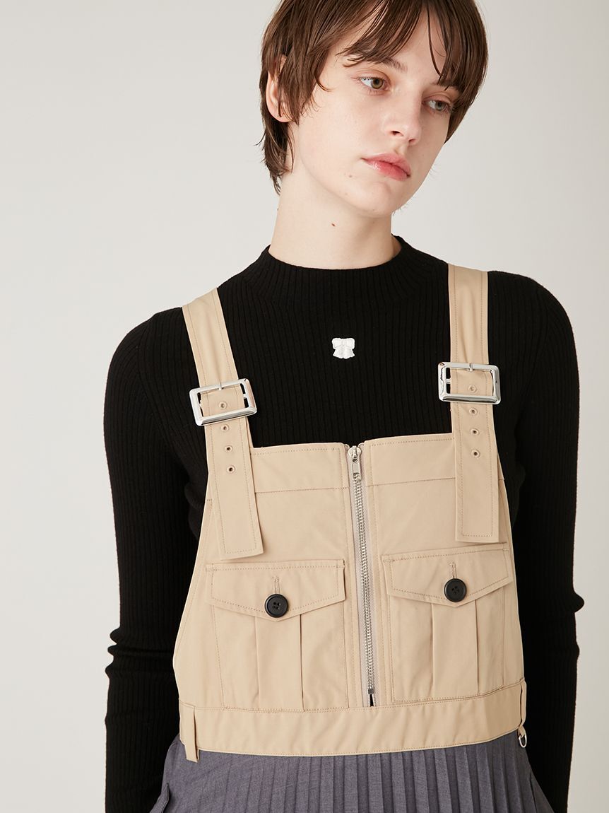 FURFUR「トレンチオーバーオールドレス」|ワンピース|