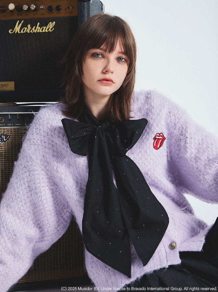 FURFUR「【ローリング・ストーンズ】刺繍カーディガン」|カーディガン|