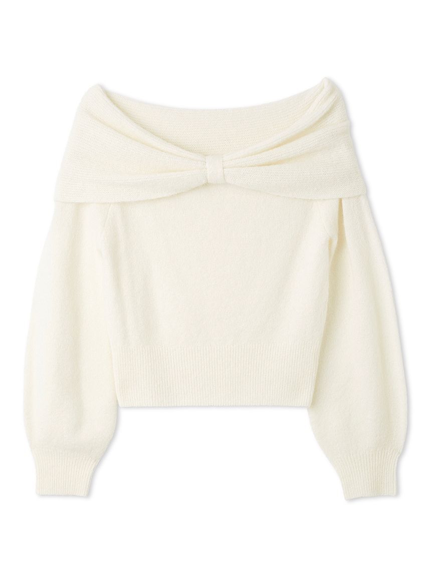 FURFUR「リボンモヘアニットトップス」|ニット・セーター|