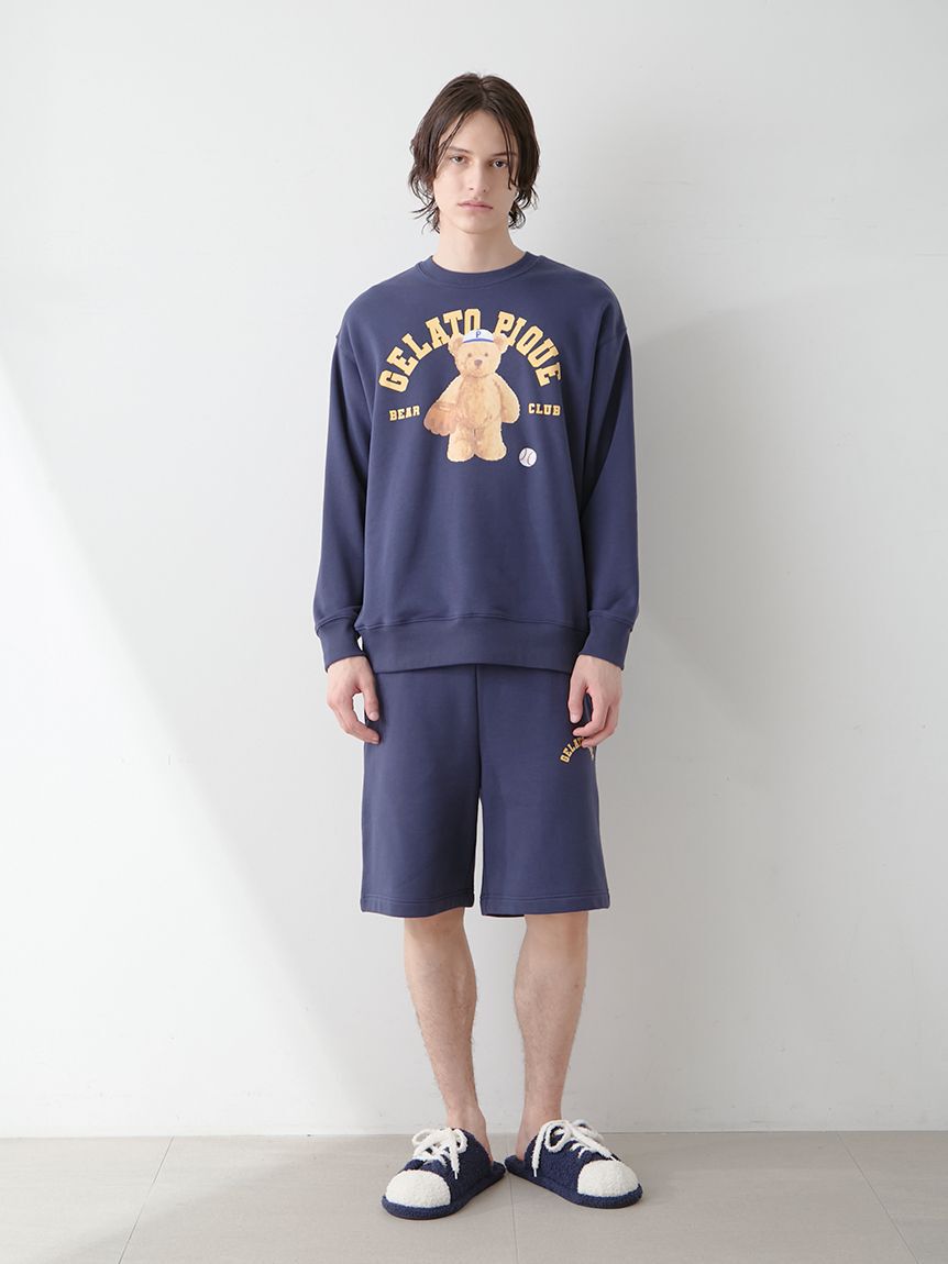 GELATO PIQUE HOMME「【HOMME】スポーティーベア裏毛プルオーバー」|プルオーバー|