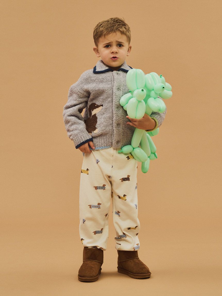 GELATO PIQUE KIDS & BABY「【KIDS】ダックスフンド柄ロングパンツ」|ルームウェア|CRM