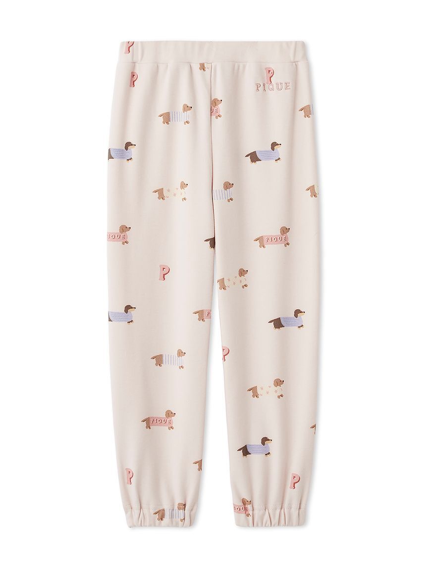 GELATO PIQUE KIDS & BABY「【KIDS】ダックスフンド柄ロングパンツ」|ルームウェア|