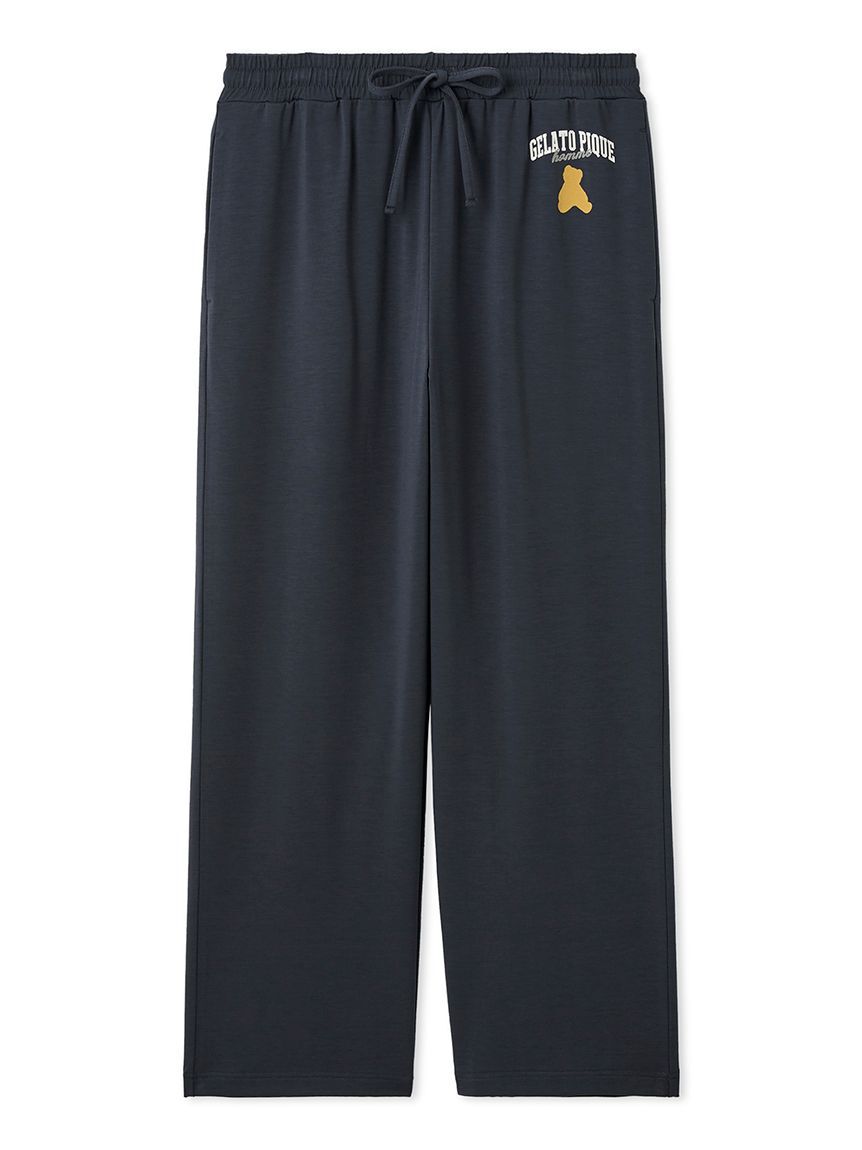 GELATO PIQUE HOMME「【HOMME】グッドモーニングベアレーヨンロングパンツ」|ルームウェア|NVY