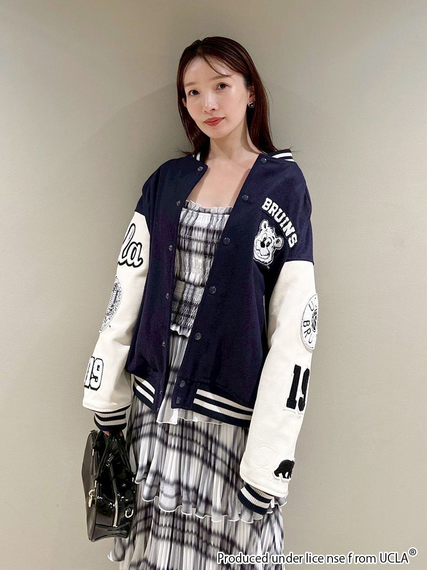 SNIDEL「【UCLA/NUTMEG】スタジャン」|ブルゾン・スタジャン|
