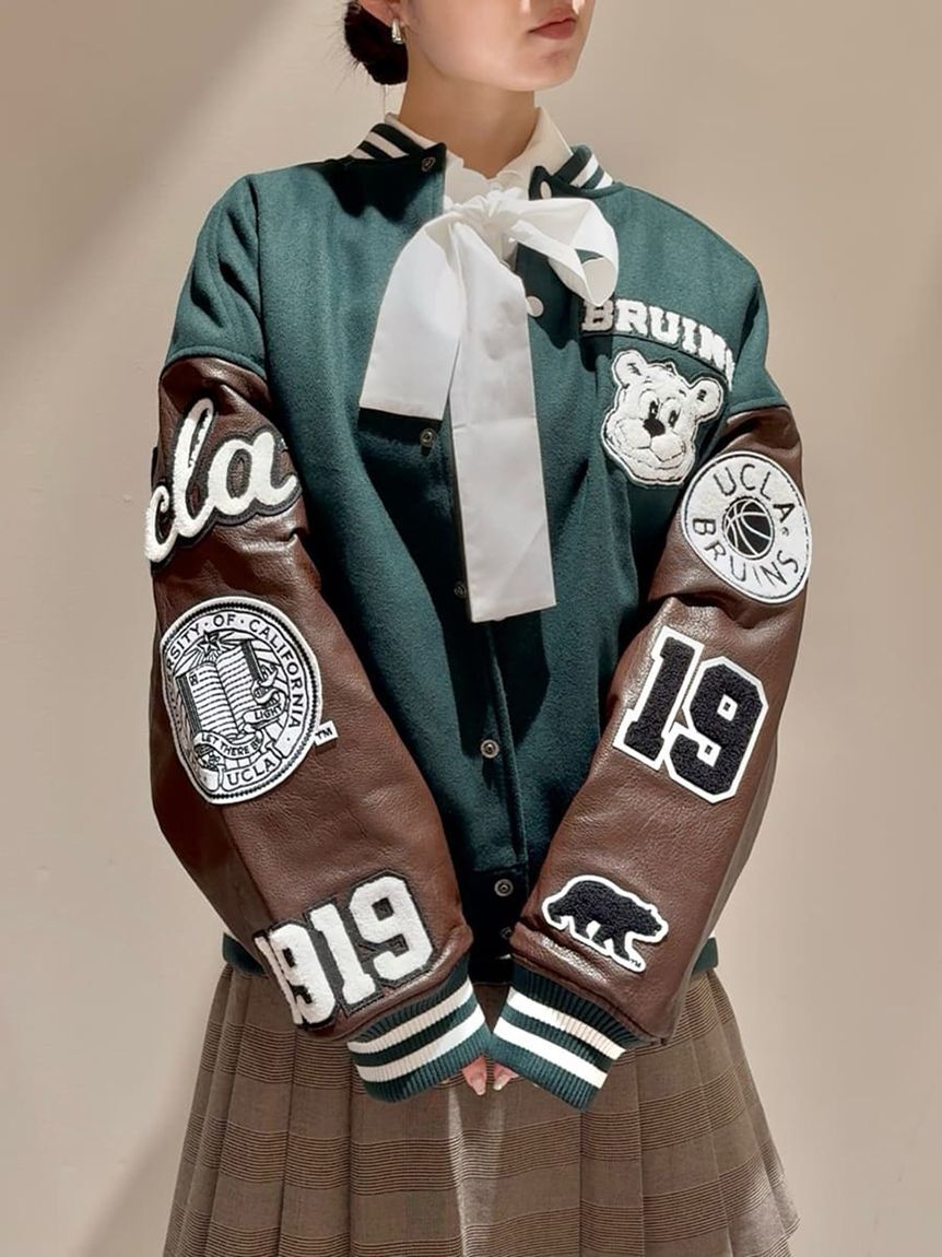 SNIDEL「【UCLA/NUTMEG】スタジャン」|ブルゾン・スタジャン|