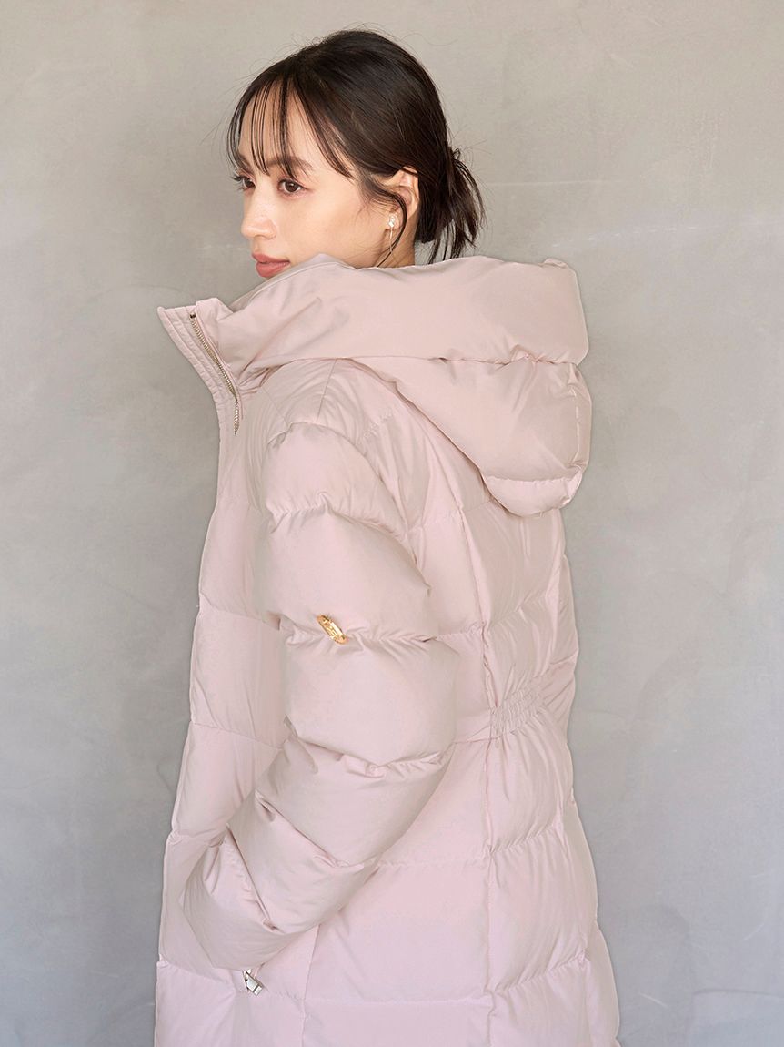 SNIDEL「【00サイズあり】スタイルアップフレンチダウンロングコート」|ダウン|