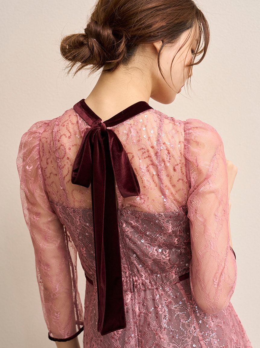 スパークルレースドレス（SNIDEL）｜ルミネのファッション通販