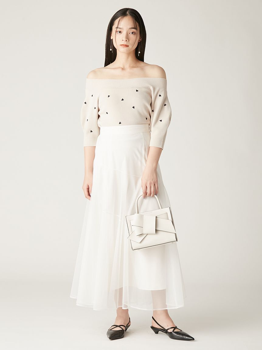 FRAY I.D「【ルエル】リボンミドルバッグ」|ハンドバッグ|