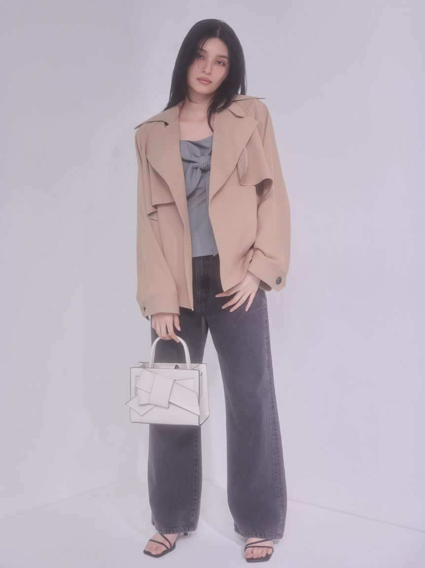 FRAY I.D「【ルエル】リボンミドルバッグ」|ハンドバッグ|