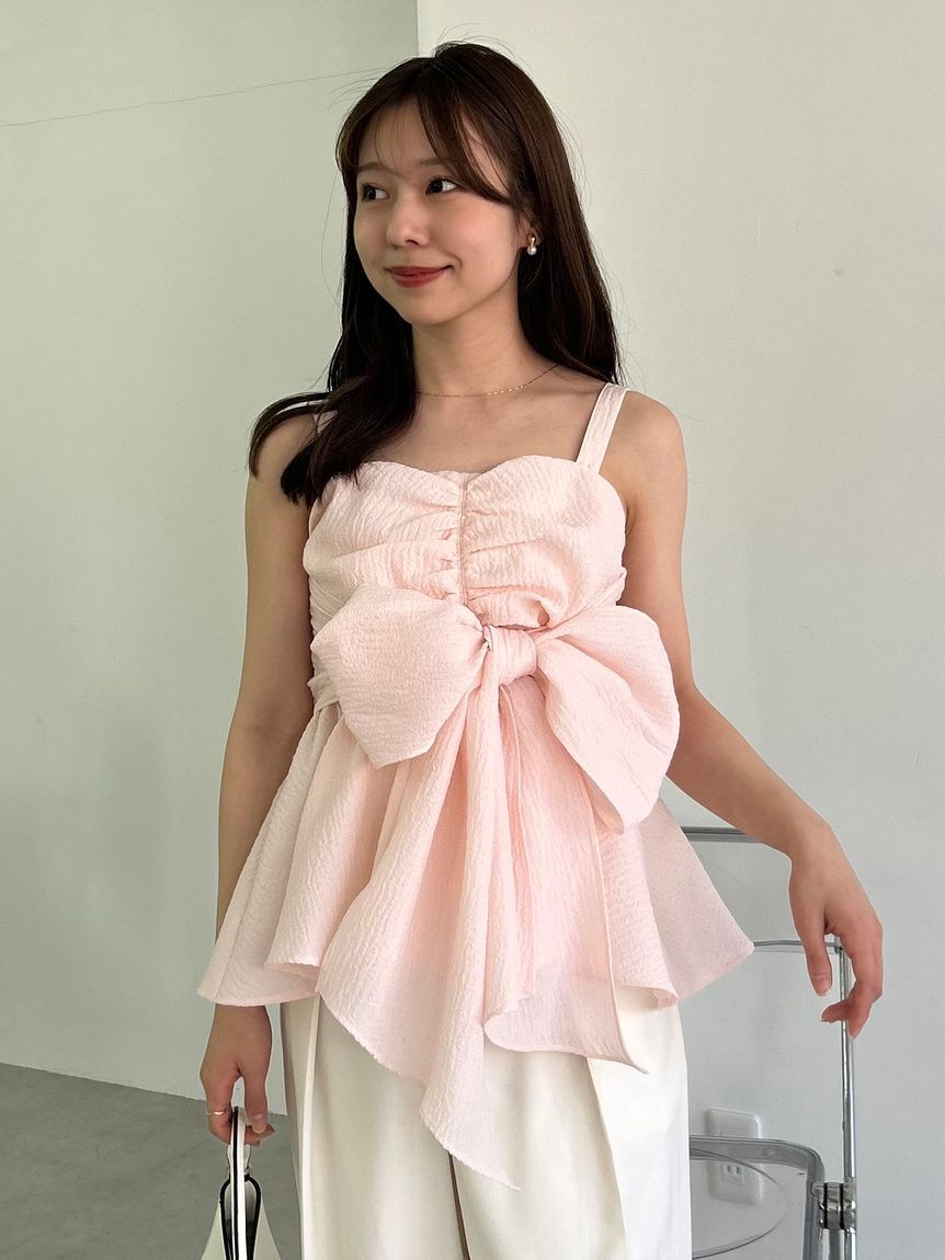 FRAY I.D「2wayリボントップス」|Tシャツ・カットソー|