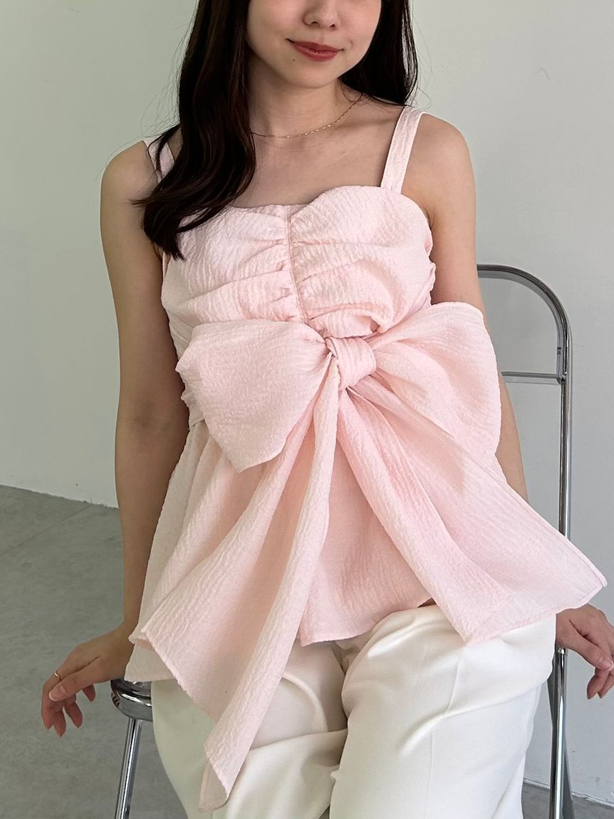 FRAY I.D「2wayリボントップス」|Tシャツ・カットソー|