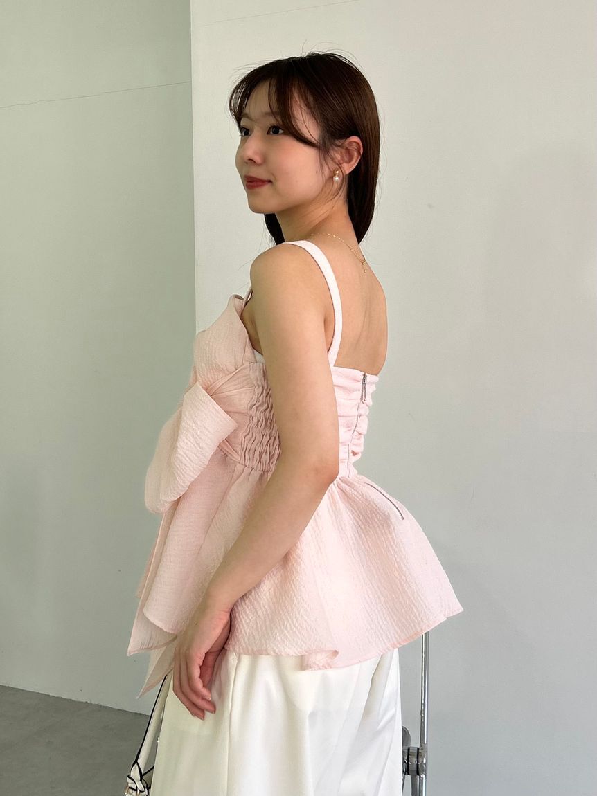 FRAY I.D「2wayリボントップス」|Tシャツ・カットソー|