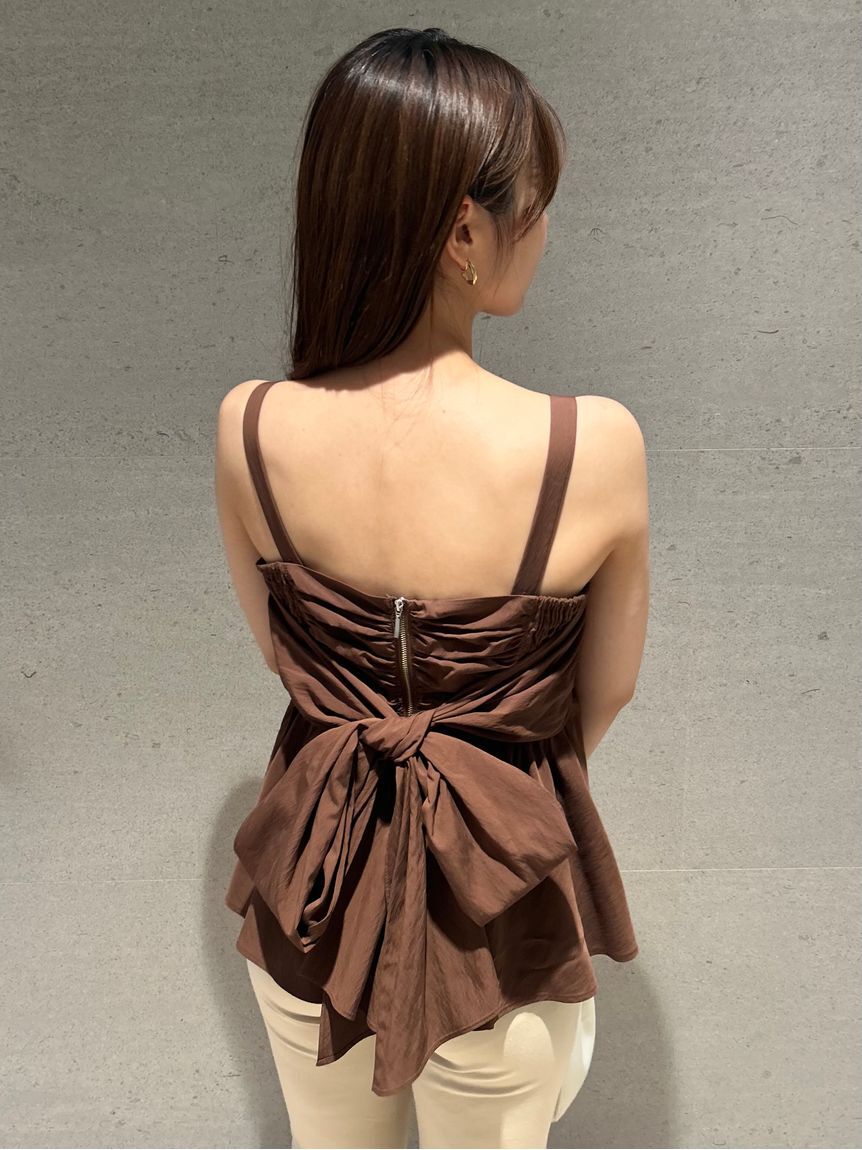 FRAY I.D「2wayリボントップス」|Tシャツ・カットソー|