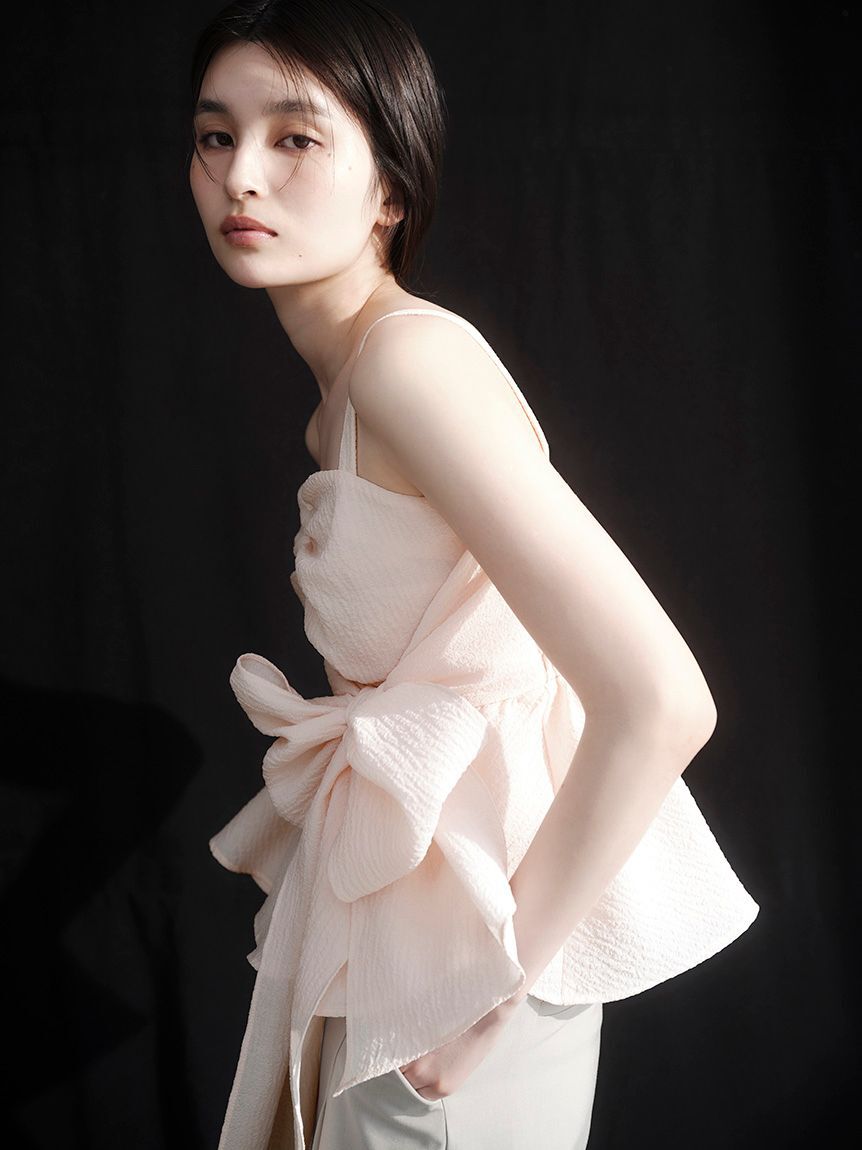 FRAY I.D「2wayリボントップス」|Tシャツ・カットソー|