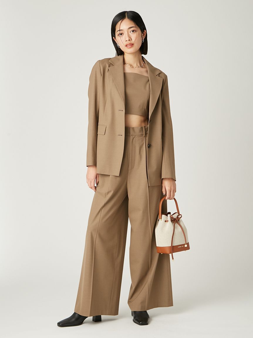 FRAY I.D「ワイドストレートパンツ」|チノ|