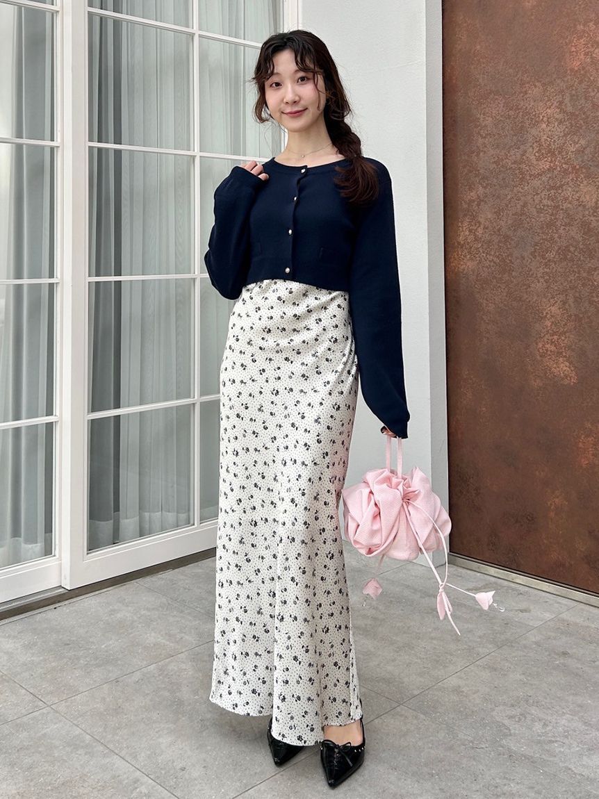 LILY BROWN「カーデセットプリントキャミワンピース」|ワンピース|