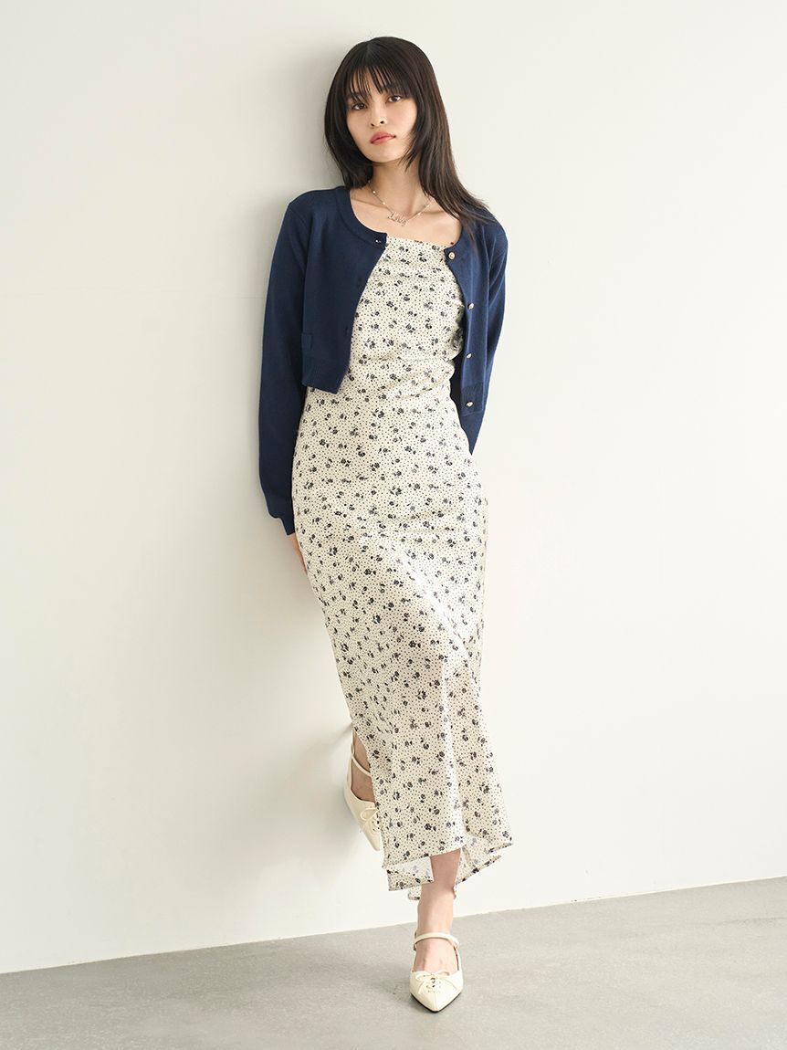 LILY BROWN「カーデセットプリントキャミワンピース」|ワンピース|