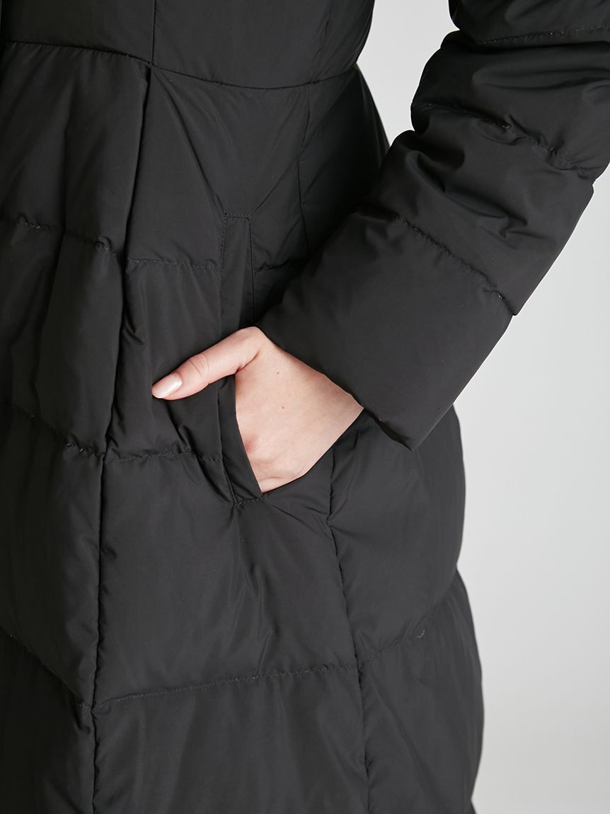 CELFORD「【撥水】フードリボンロングダウンコート」|ダウン|