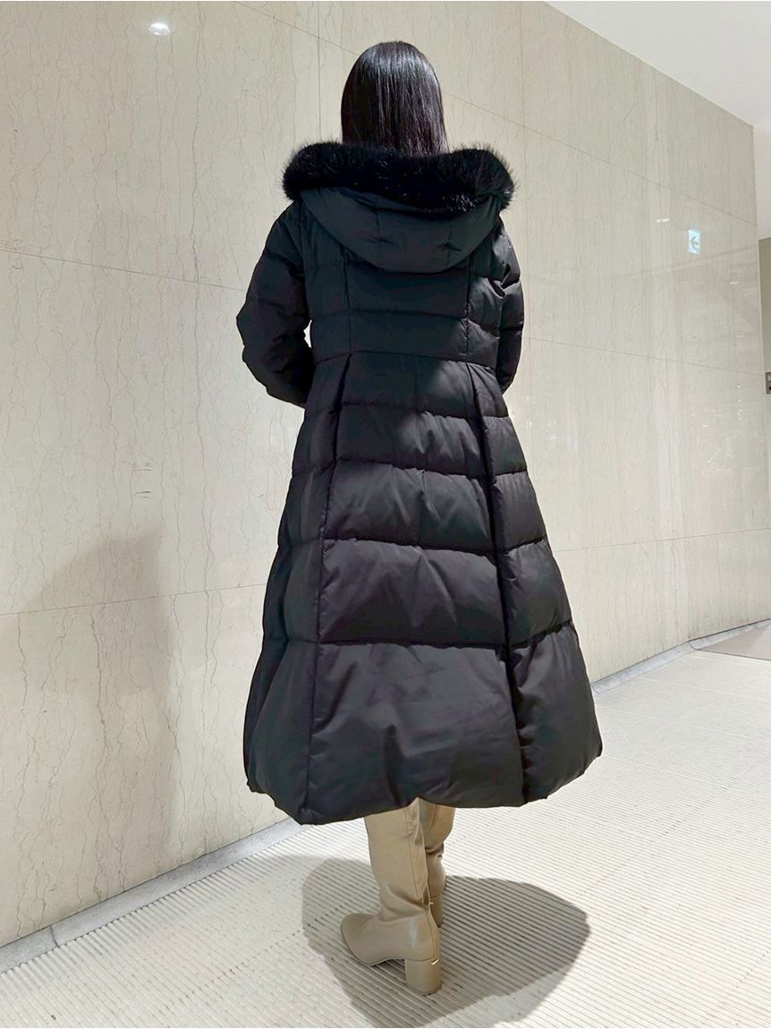 CELFORD「【撥水】フードリボンロングダウンコート」|ダウン|