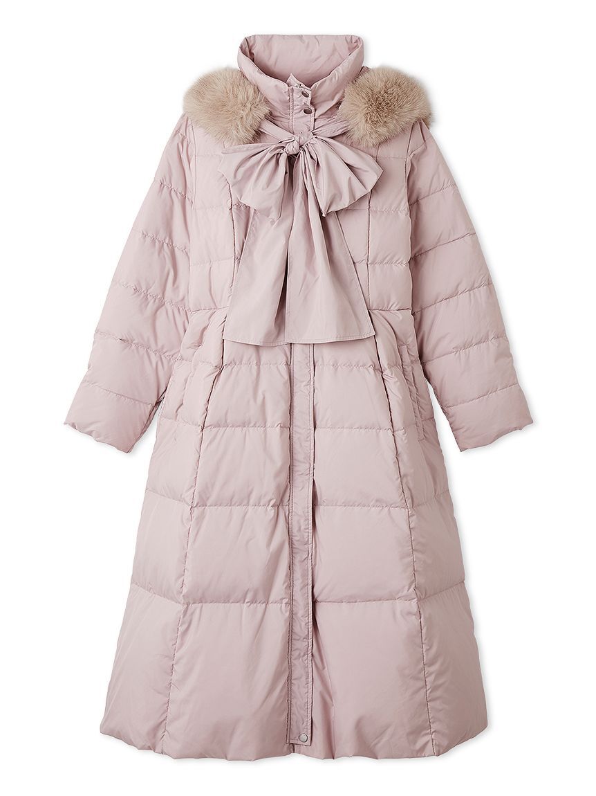 CELFORD「【撥水】フードリボンロングダウンコート」|ダウン|