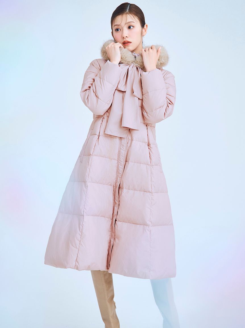 CELFORD「【撥水】フードリボンロングダウンコート」|ダウン|LPNK