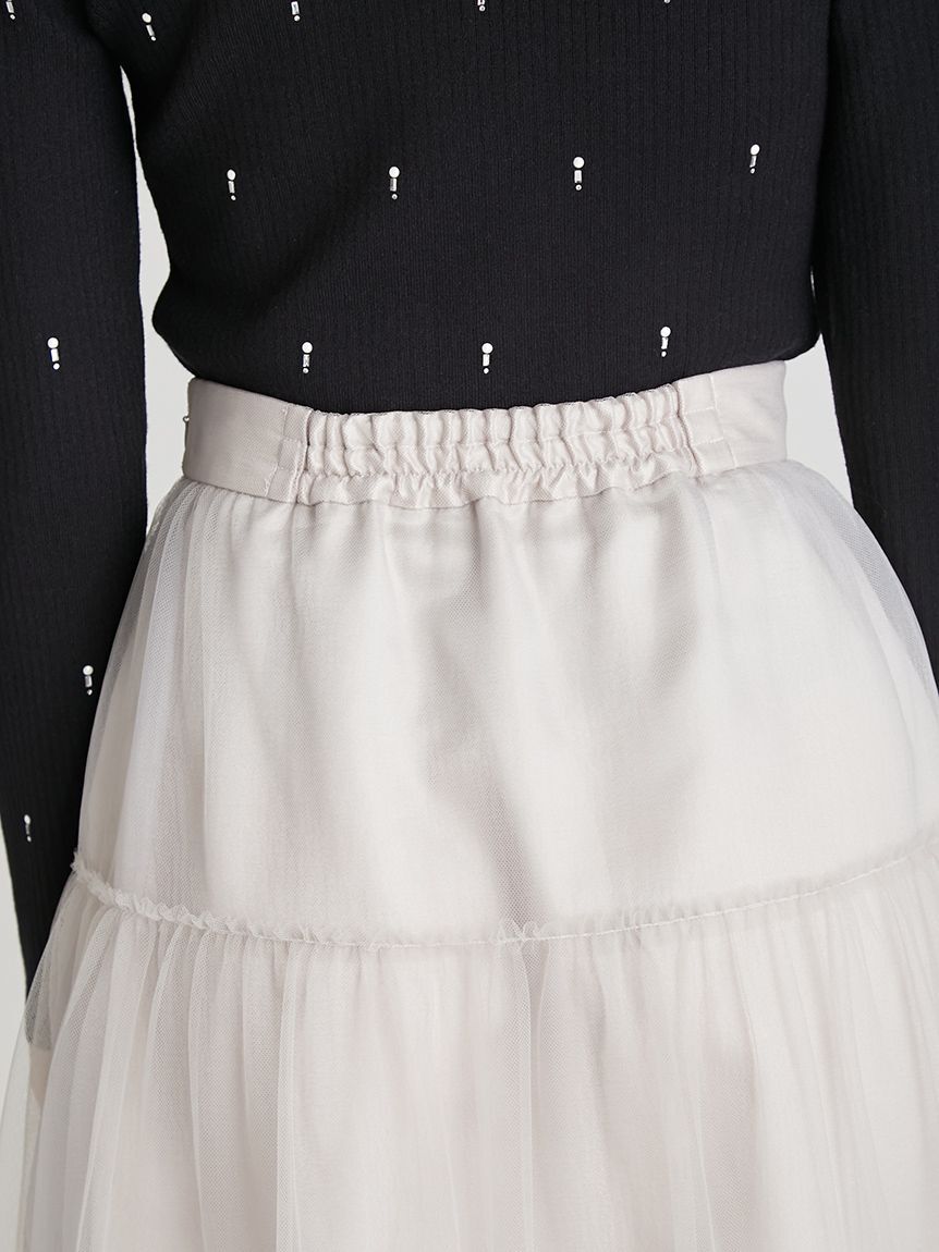 CELFORD「チュールティアードスカート」|スカート|