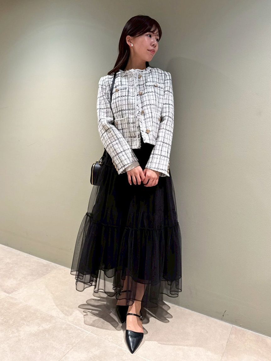 CELFORD「チュールティアードスカート」|スカート|