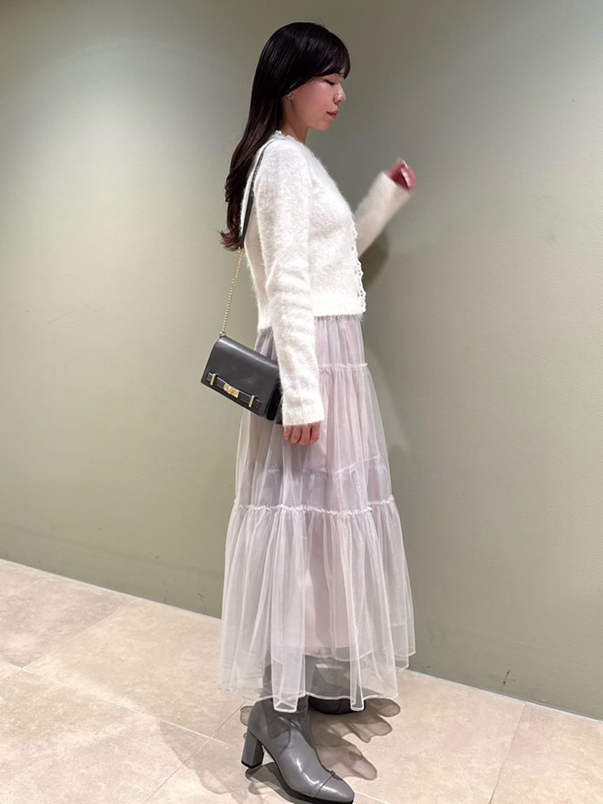 CELFORD「チュールティアードスカート」|スカート|