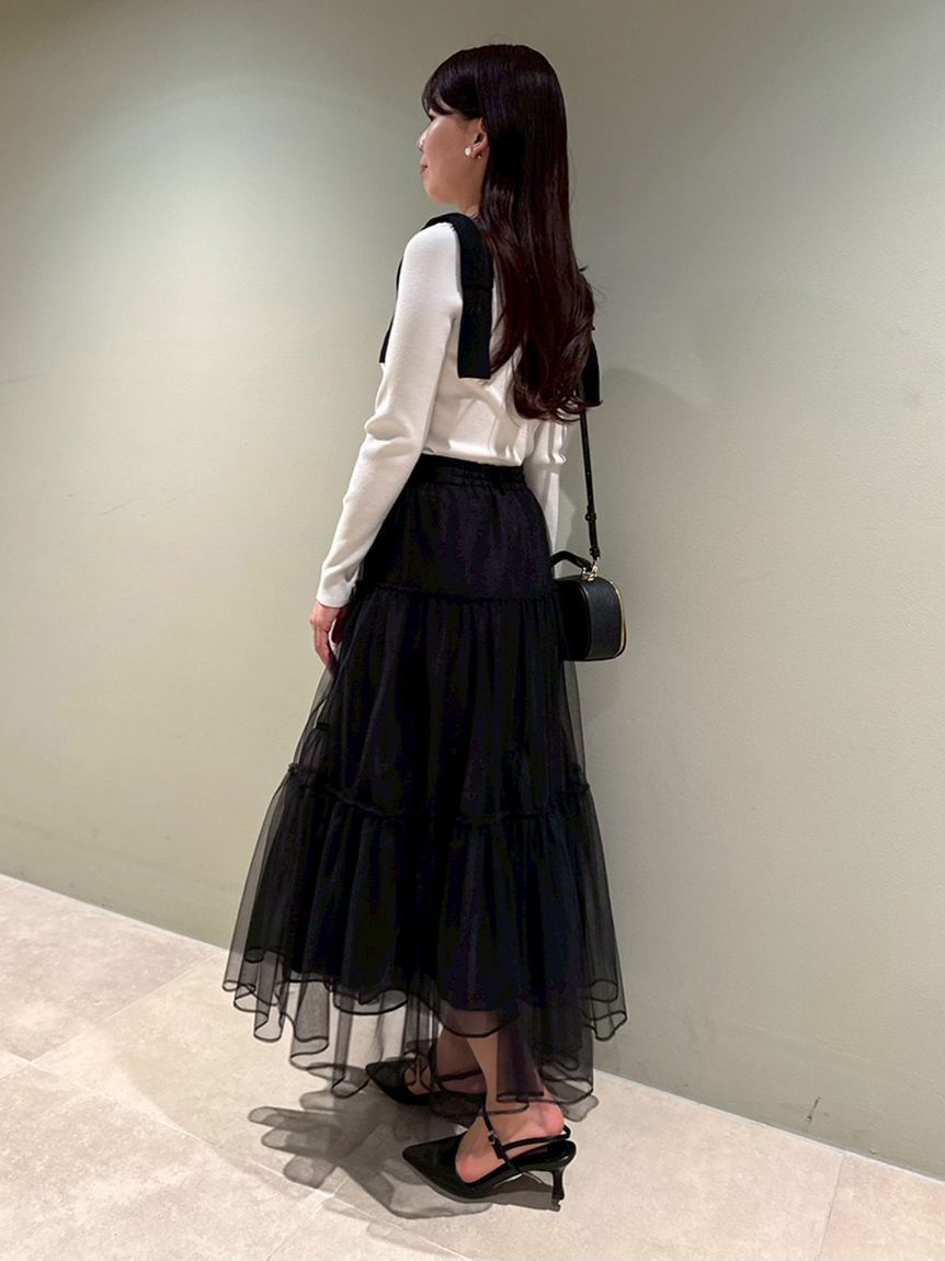 CELFORD「チュールティアードスカート」|スカート|