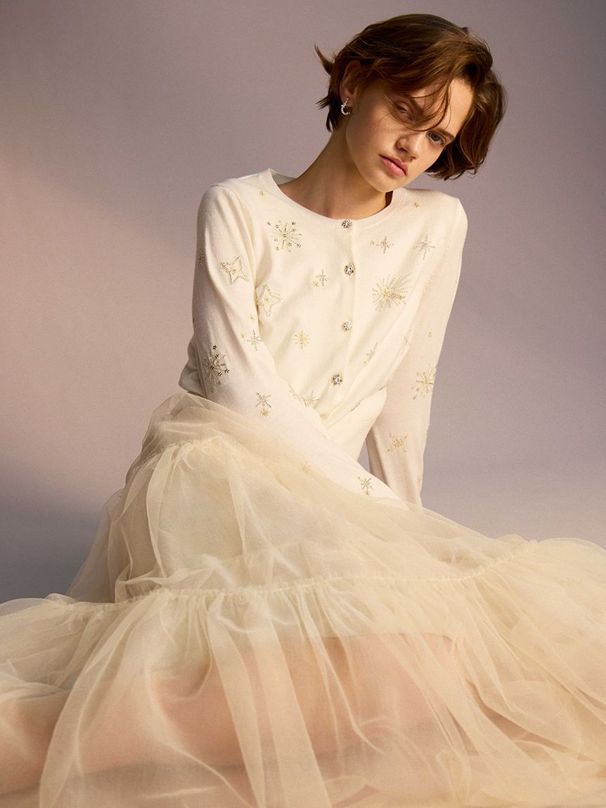 CELFORD「チュールティアードスカート」|スカート|