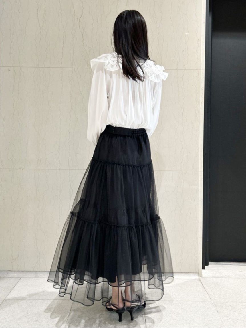 CELFORD「チュールティアードスカート」|スカート|