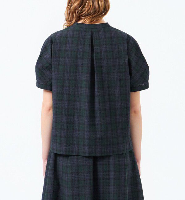 MACKINTOSH PHILOSOPHY「サッカーチェックスキッパーブラウス」|シャツ・ブラウス|