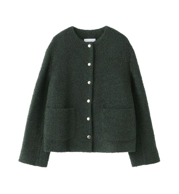 MACKINTOSH PHILOSOPHY「【HESSLE（ヘスル）】ノーカラーショートコート」|その他|グリーン