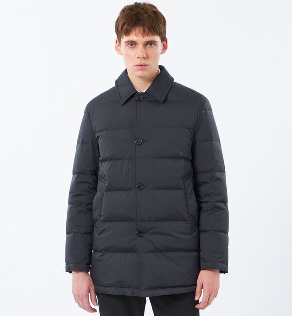 MACKINTOSH PHILOSOPHY「ナイロンハイマルチ WELLINGTON HOOD BT short(ウェリントンフードボタンスルーショート)」|ダウン|