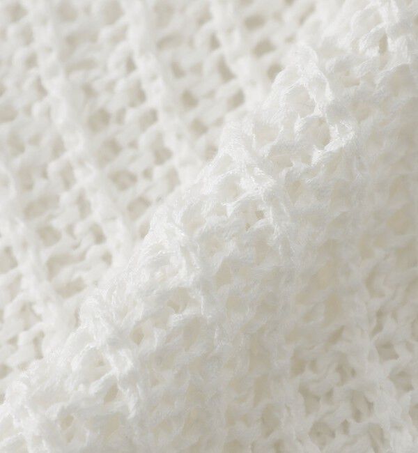  「オープンワークニットポロシャツ」|ポロシャツ|