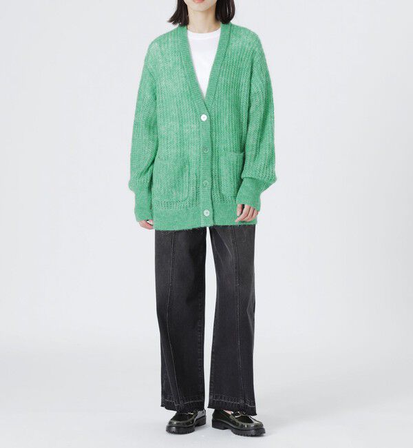  「メッシュニットオーバーカーディガン」|ニット・セーター|