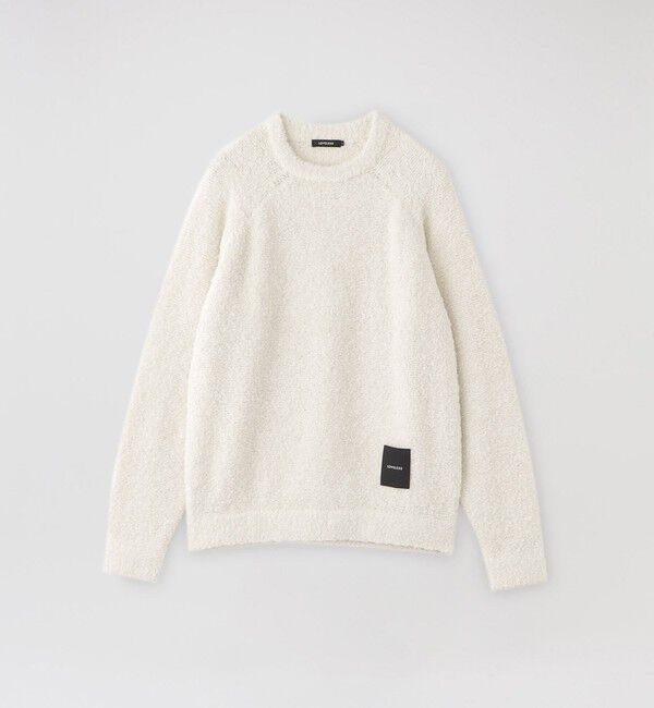  「【UNISEX】ブークレカラーニットプルオーバー」|ニット・セーター|ホワイト