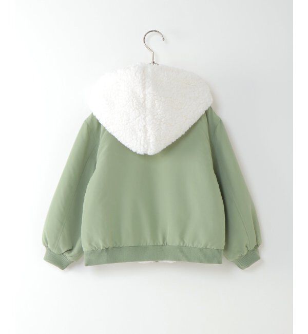 ikka kids「【キッズ】リバーシブルフードボアブルゾン（120~160cm）」|その他|