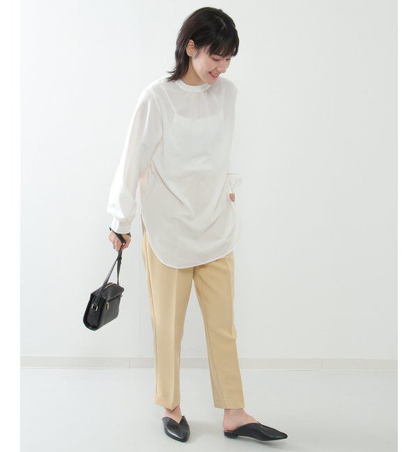 ikka「ストレッチテーパードパンツ」|その他|