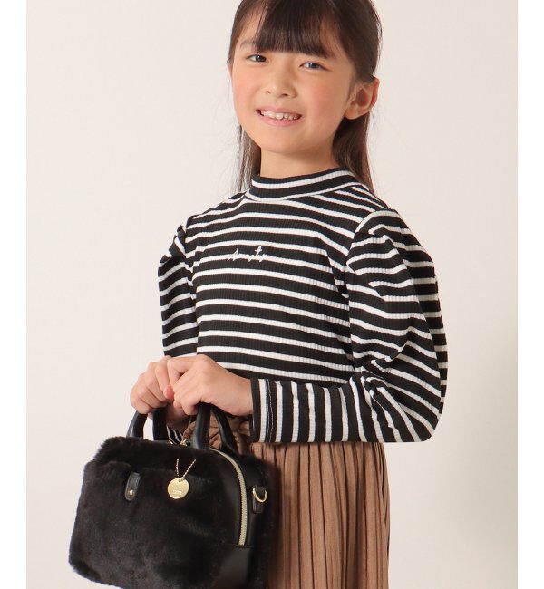 ikka kids「ソデボリュームテレコＢＤＴ」|Tシャツ・カットソー|