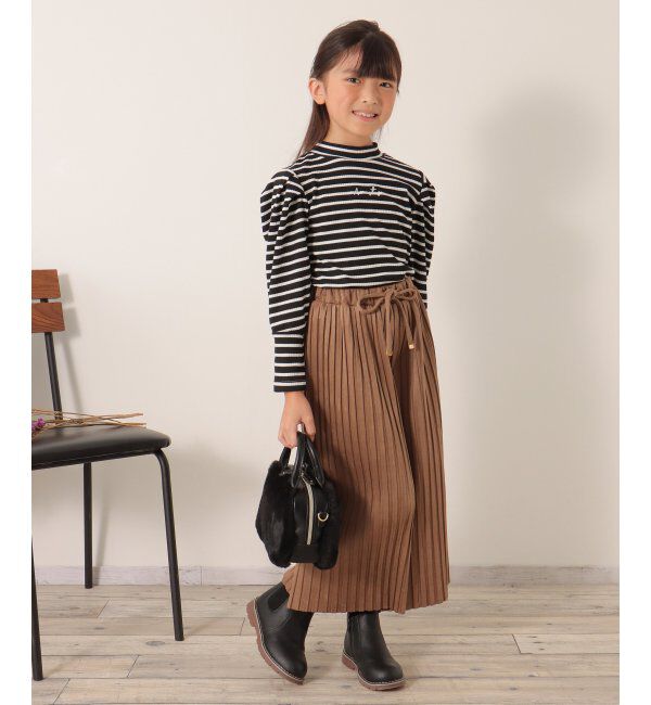 ikka kids「ソデボリュームテレコＢＤＴ」|Tシャツ・カットソー|