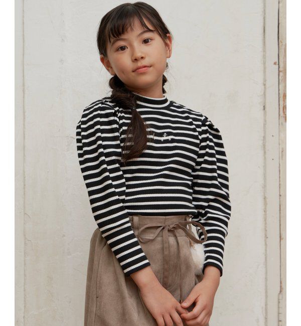 ikka kids「ソデボリュームテレコＢＤＴ」|Tシャツ・カットソー|