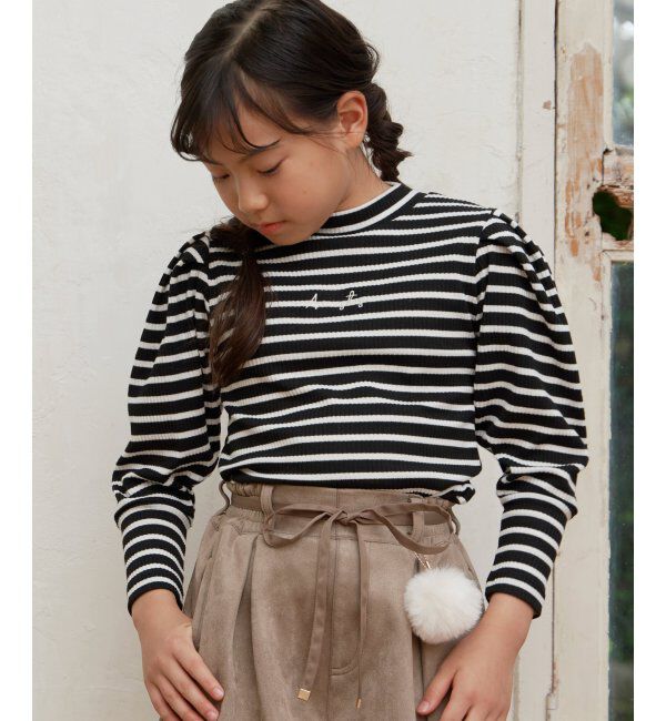 ikka kids「ソデボリュームテレコＢＤＴ」|Tシャツ・カットソー|