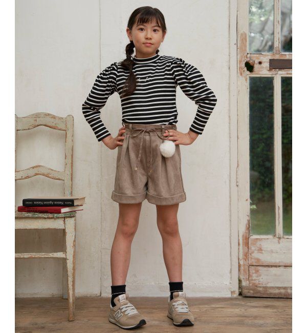 ikka kids「ソデボリュームテレコＢＤＴ」|Tシャツ・カットソー|