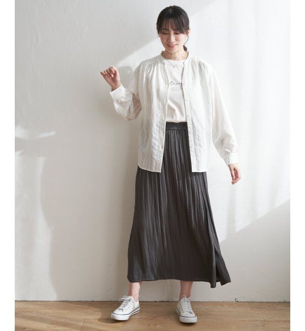 ikka「バックリボンシアブラウス」|シャツ・ブラウス|