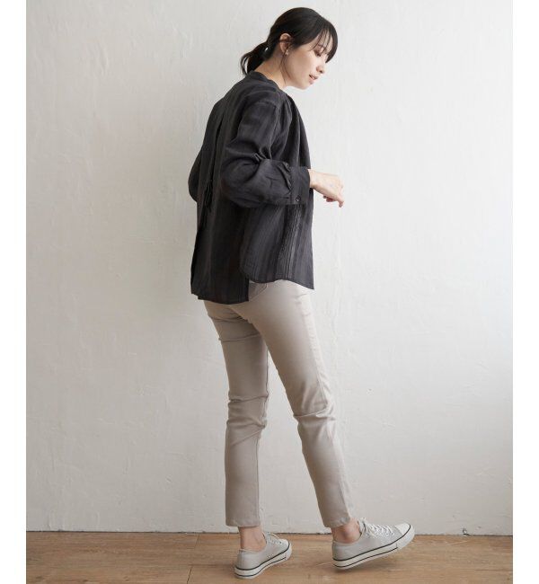 ikka「バックリボンシアブラウス」|シャツ・ブラウス|