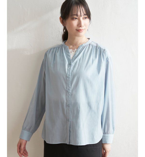 ikka「バックリボンシアブラウス」|シャツ・ブラウス|